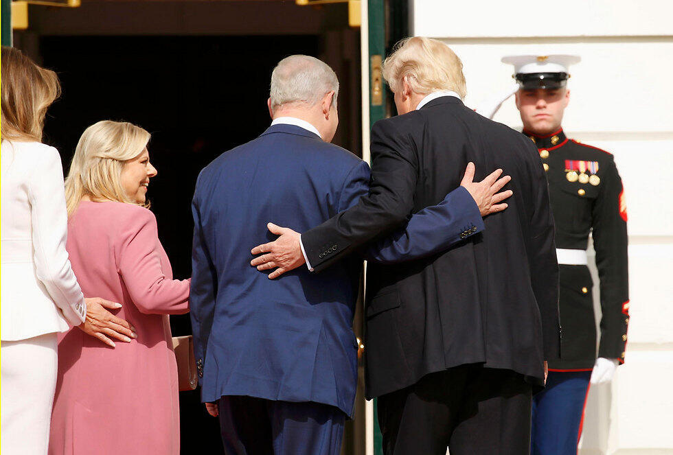 Trump welcomes Netanyahu to the White House (Photo: Reuters) (צילום: רויטרס) Trump welcomes Netanyahu to the White House (Photo: Reuters)