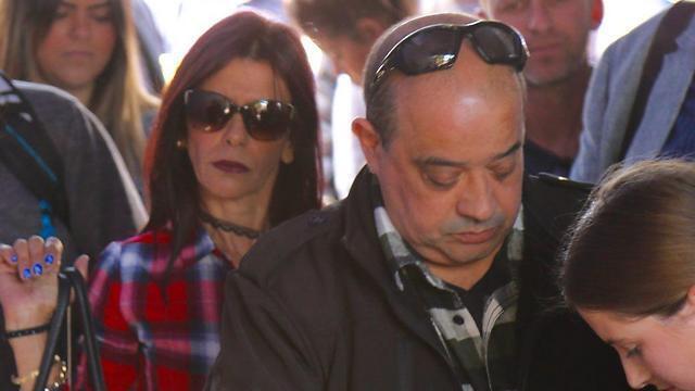 Azaria's parents arriving (Photo: Motti Kimchi)