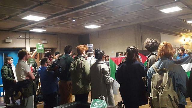 Pro-Palestinian protest at the Irish university causing a talk by the Israeli ambassador to be canceled