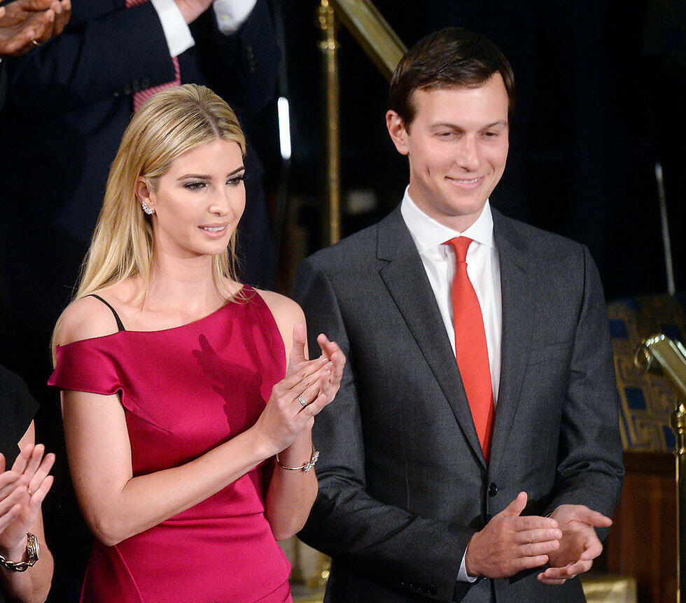 Иванка Трамп и Джаред Кушнер. Фото: МСТ