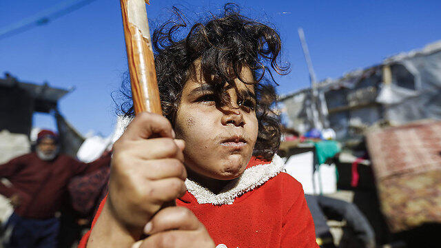 Poverty in Gaza, also on the rise (Photo: AFP)