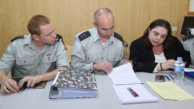The military prosecution (Photo: Motti Kimchi)