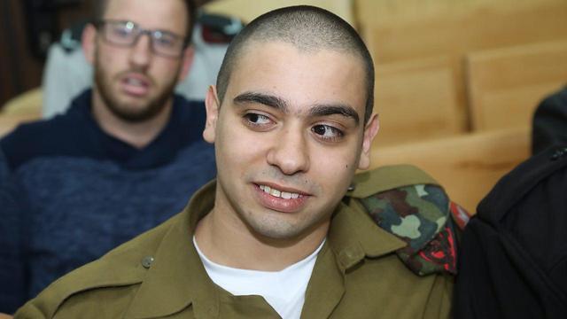 Azaria at the appeals court (Photo: Motti Kimchi) (צילום: מוטי קמחי) Azaria at the appeals court (Photo: Motti Kimchi)