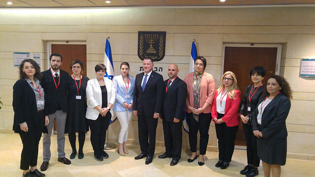 Turkish journalists with Speaker of Knesset Edelstein (in the center)nullnull Turkish journalists with Speaker of Knesset Edelstein (in the center)