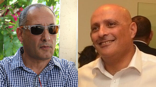 Daniel Cohen (R) and Shimon Batat (Photo: Shaul Golan, Channel 10)