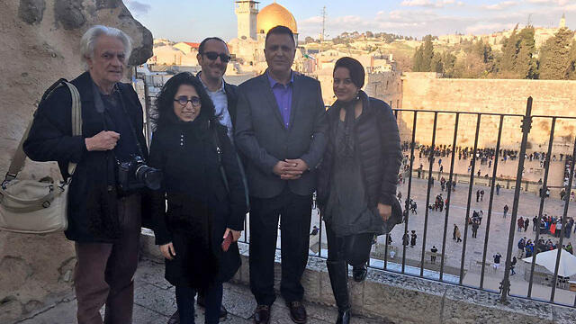 Hassan Kaabiya with the delegationnullnull Hassan Kaabiya with the delegation