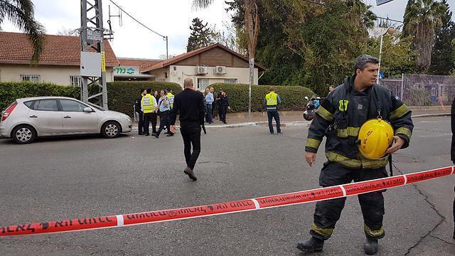 Пожарные у места преступленияnullnull Пожарные у места преступления