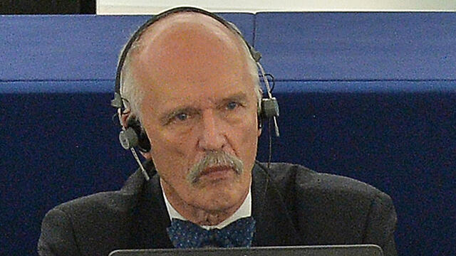 Януш Корвин-Микке. Фото: AFP (צילום: AFP) Януш Корвин-Микке. Фото: AFP