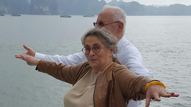 Reuven and Nechama Rivlin during a trip to Vietnam