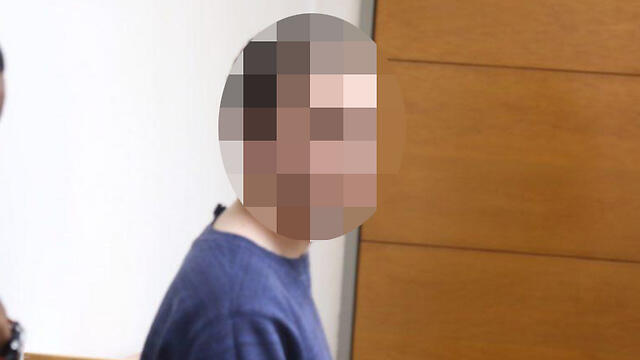 The suspect at court (Photo: Motti Kimchi)
