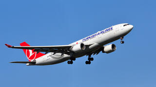 Самолет авиакомпании Turkish Airlines