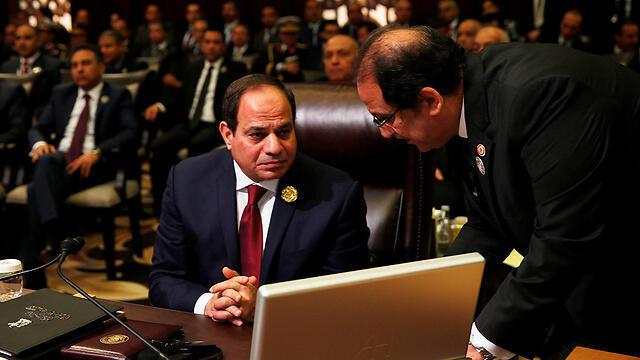 Egyptian President Abdel Fattah al-Sisi at the summit (Photo: Reuters)