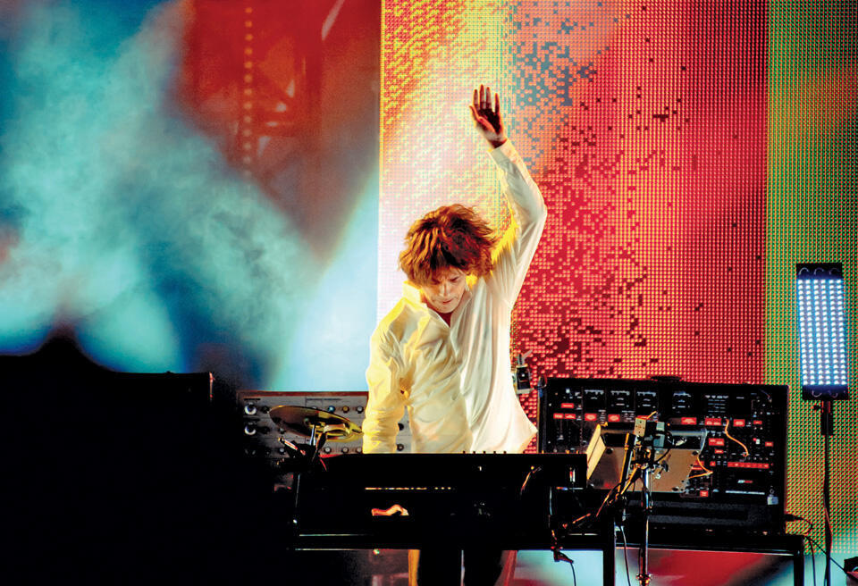 Фрагмент представления Жана-Мишеля Жарра. Фото: пресс-служба