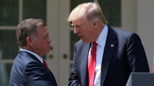 President Trump and King Abdullah
