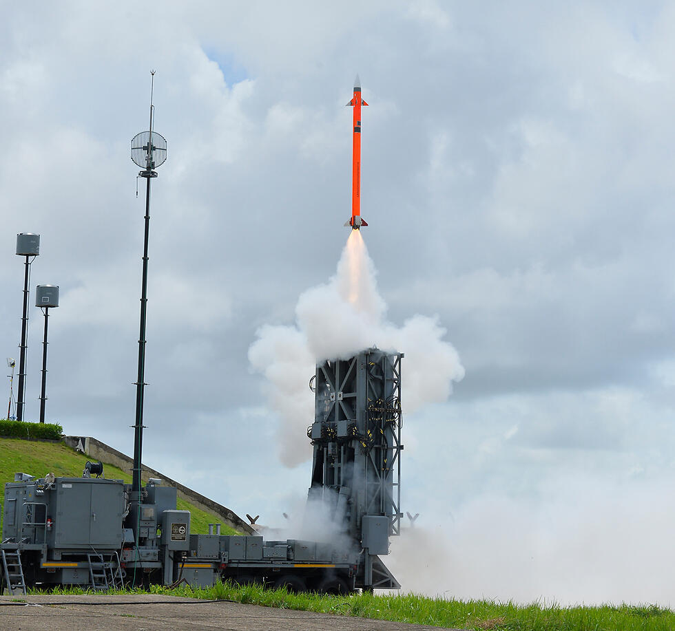 MR SAM Aerial defense system (Photo: IAI)