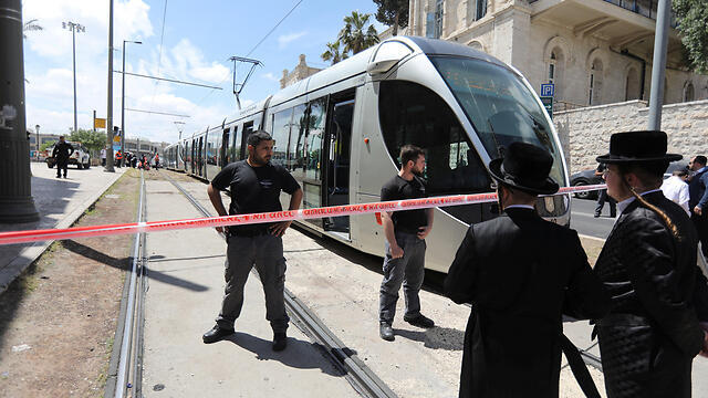 The tram on which Bladon was attacked (Photo: Reuters)