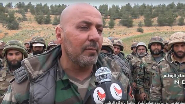 The militia commander interviewed following the exercise
