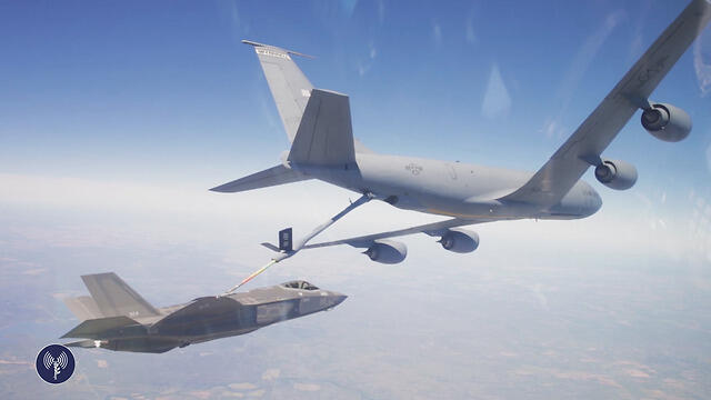 Дозаправка F35 в воздухе. Фото: пресс-служба ЦАХАЛа