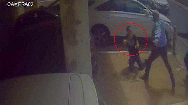 The terrorist being neutralized (צילום: ע.מן) The terrorist being neutralized