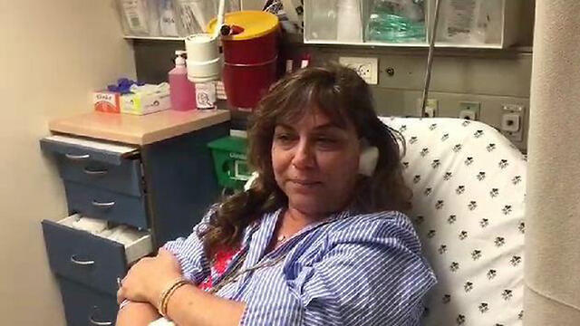 Jacqueline, who was wounded in the attack (Photo: Ichilov Spokesperson) (צילום: דוברות איכילוב) Jacqueline, who was wounded in the attack (Photo: Ichilov Spokesperson)
