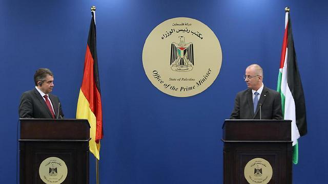 Gabriel meeting with Palestinian Prime Minister Rami Hamdallahnullnull Gabriel meeting with Palestinian Prime Minister Rami Hamdallah