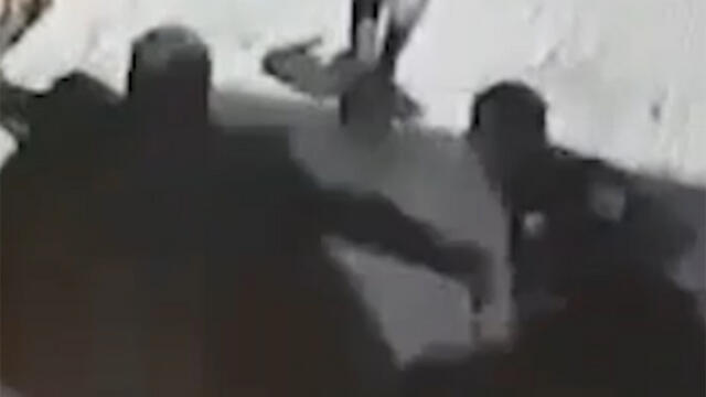 Footage of the attack (Credit: Israel Police)