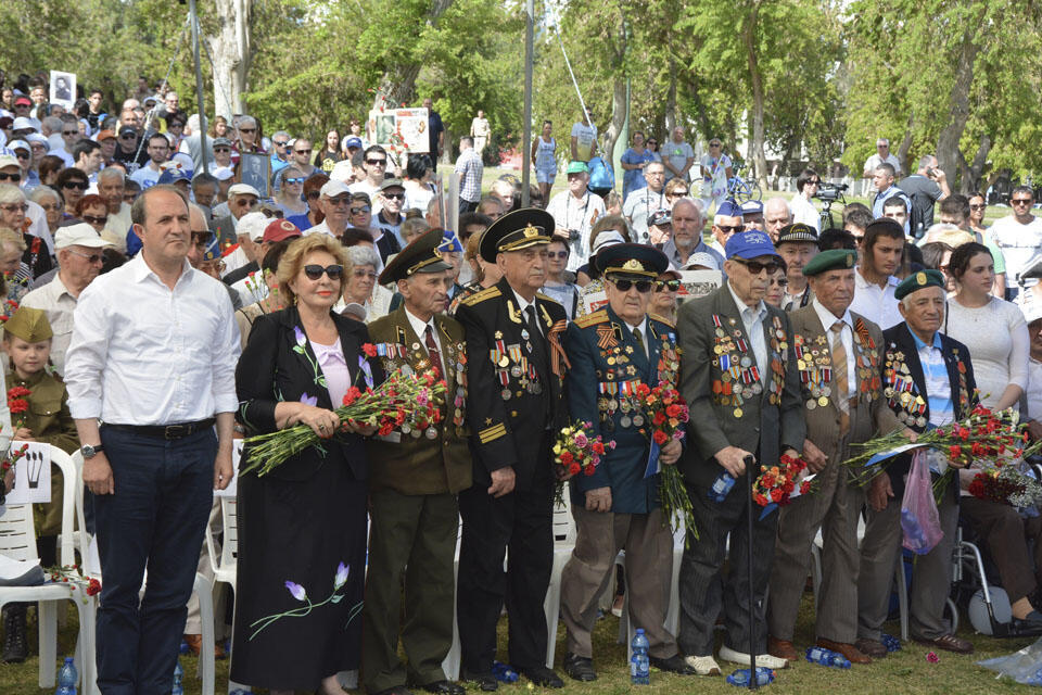 Ветераны войны на праздновании Дня победы в Ашдоде. Фото: Григорий Рейхман