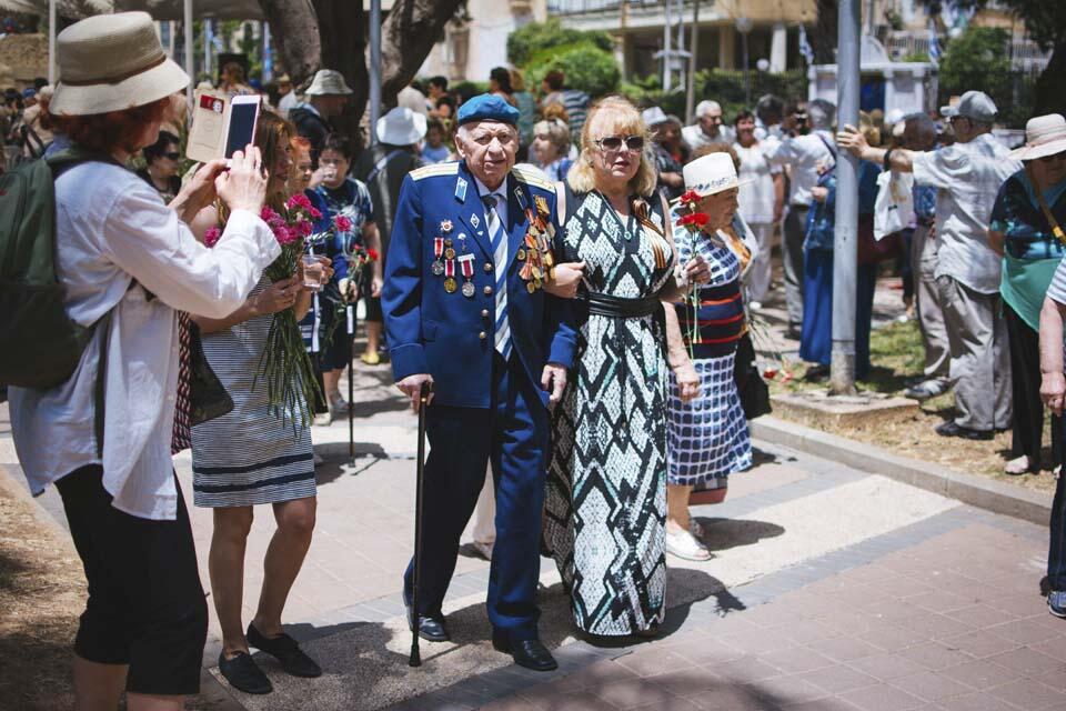 Парад Победы в Бат-Яме. Фото: Катерина Лескин