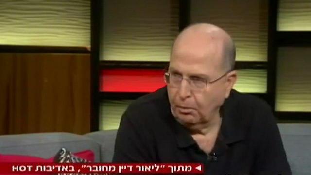 Ya'alon during his interview with Channel 2 (Photo: Courtesy of Channel 2)