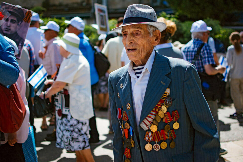 Парад Победы в Иерусалиме. Фото: Катерина Лескин