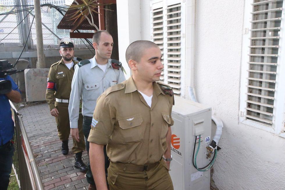 Эльор Азария в военном суде. Фото: Моти Кимхи