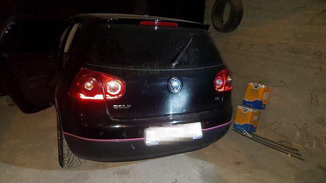 Vehicle confiscated (Photo: IDF Spokesperson's Unit)