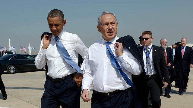 Обама и Нетаниягу. Фото: Ави Охаюн, ЛААМ