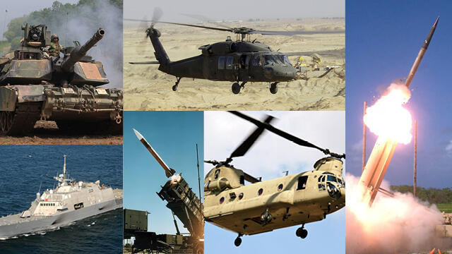 Some of the arms included in the US-Saudi deal.