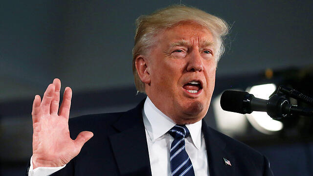 Trump speaking at the Israel Museum (Photo: Reuters)