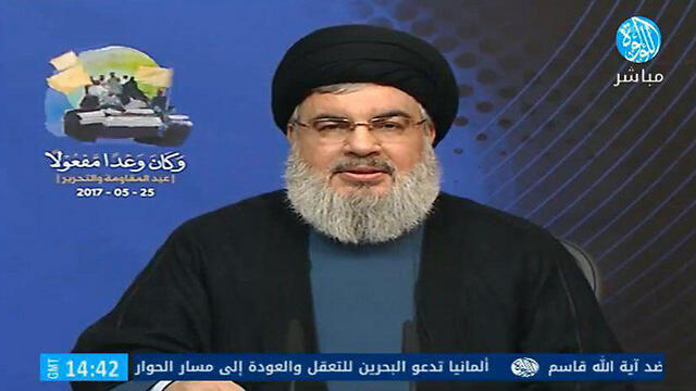 Nasrallah in his televised remarks