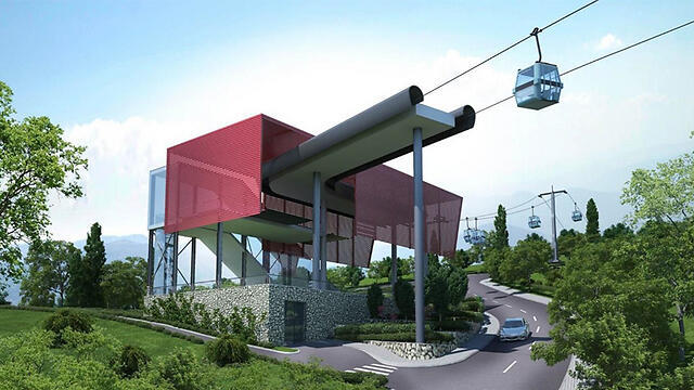 Illustration of cable car project