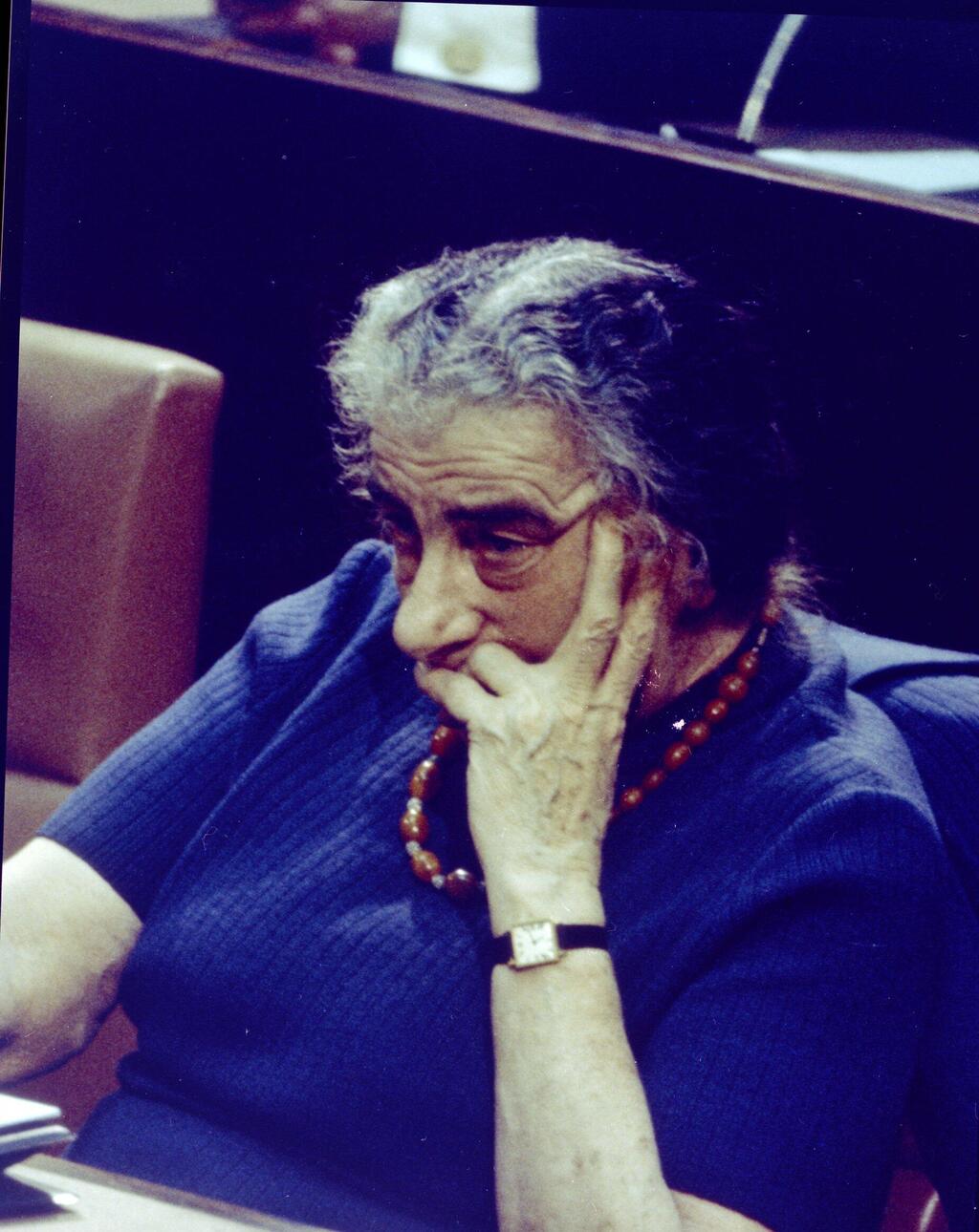 Голда Меир, фото 1974 года. Снимок Давида Рубингера