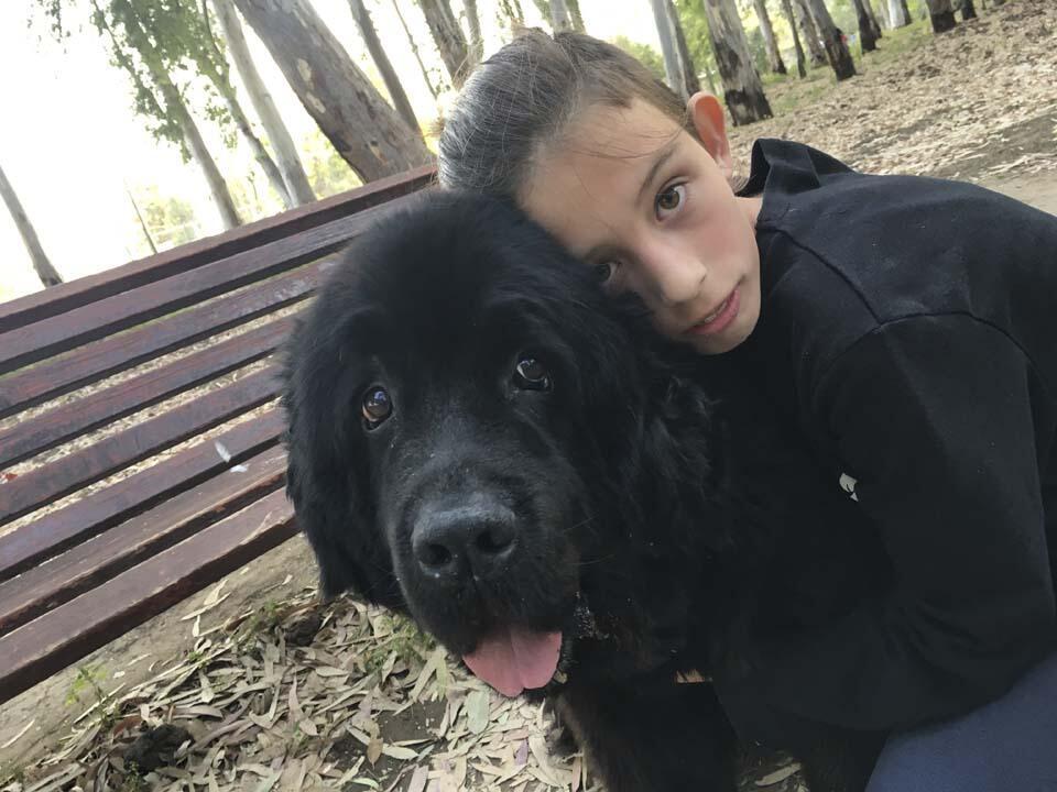 Соня с любимой собакой (Фото: Евгения Шустикова) Соня с любимой собакой