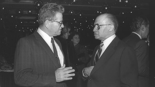 Tzipori with Menachem Begin (Photo: Hanina Harman/GPO)
