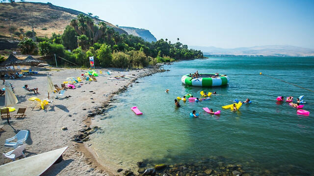 Отдых на Кинерете, иллюстрация