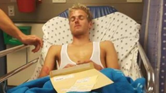 Рон на больничной койке. Фото: Facebook (מתוך הפייסבוק של דורון דרמון) Рон на больничной койке. Фото: Facebook