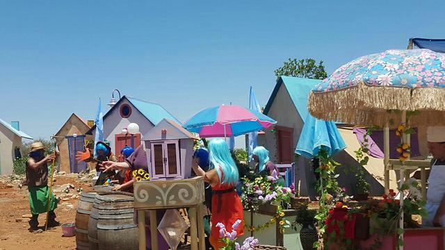 The movie set mistaken for an outpost (Photo: Roee Hadi) (צילום: רועי חדי) The movie set mistaken for an outpost (Photo: Roee Hadi)