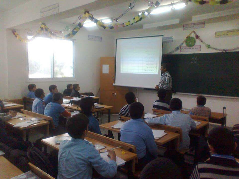 An UNRWA school in Gaza