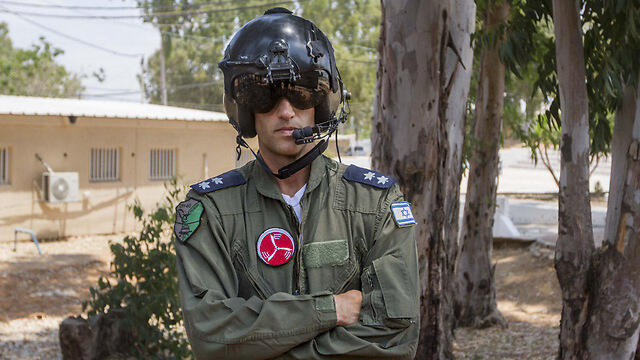 Commander of IAF forces during exercise, Lt. Col. 'G' (Photo: Ido Erez)