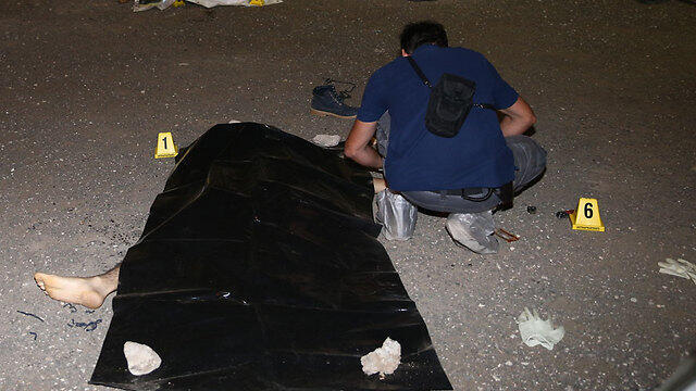 One of the killed terrorists (Photo: Ohad Zwigenberg)