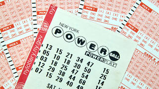 Карточки лотереи Powerball 