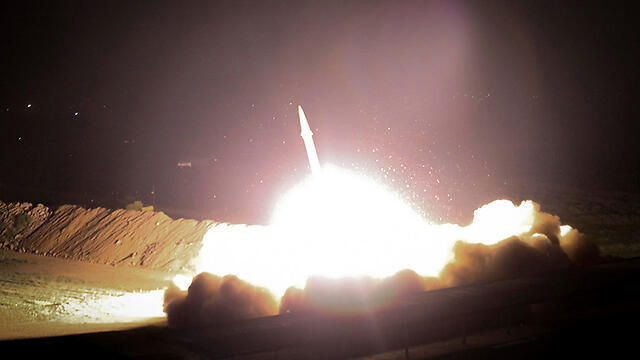 The Iranian missile launch (Photo: AP)