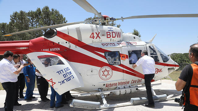 Earthquake drill at the Knesset (Photo: Yitzhak Harari, Knesset)