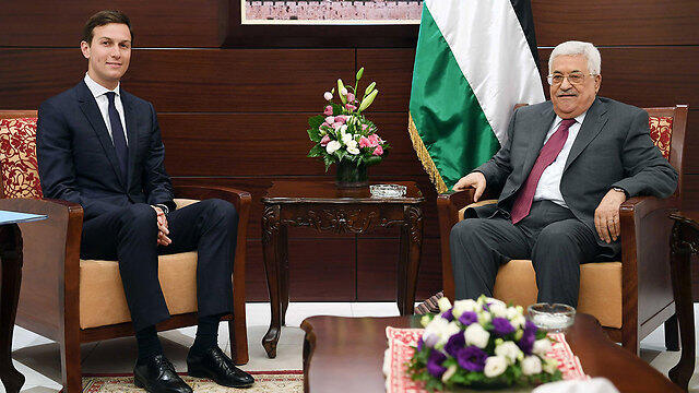 Jared Kushner and Mahmoud Abbas (Photo: Getty Images)